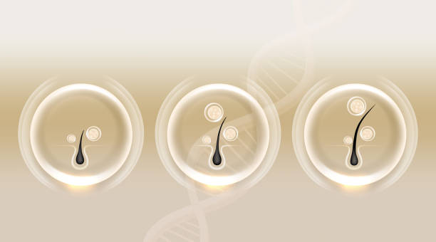 Hair improvement from cyclic vitamin therapy